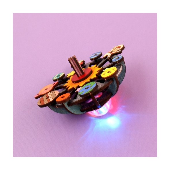 LED 원목 팽이